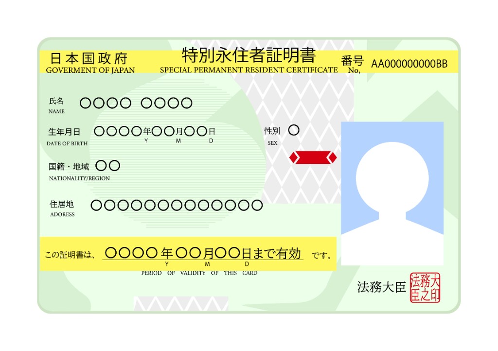 特別永住者証明書