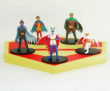 科学忍者隊ガッチャマン パーフェクトフィギュアコレクション5体＆台座セット 「科学忍者隊ガッチャマン」DVDコレクション購入特典品