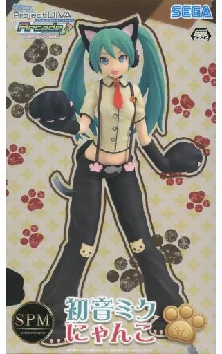 フィギュア　初音ミク 「初音ミク Project DIVA Arcade Future Tone」 スーパープレミアムフィギュア”初音ミク-にゃんこ”
