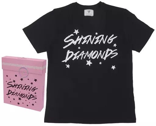 衣類　SEVENTEEN Tシャツ(BOX入り) ブラック 「2016 LIKE SEVENTEEN – Shining Diamond CONCERT」